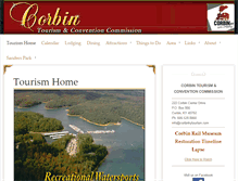 Tablet Screenshot of corbinkytourism.com
